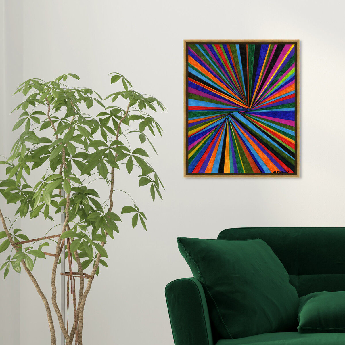 36x45/Framed Canvas/PSGLD