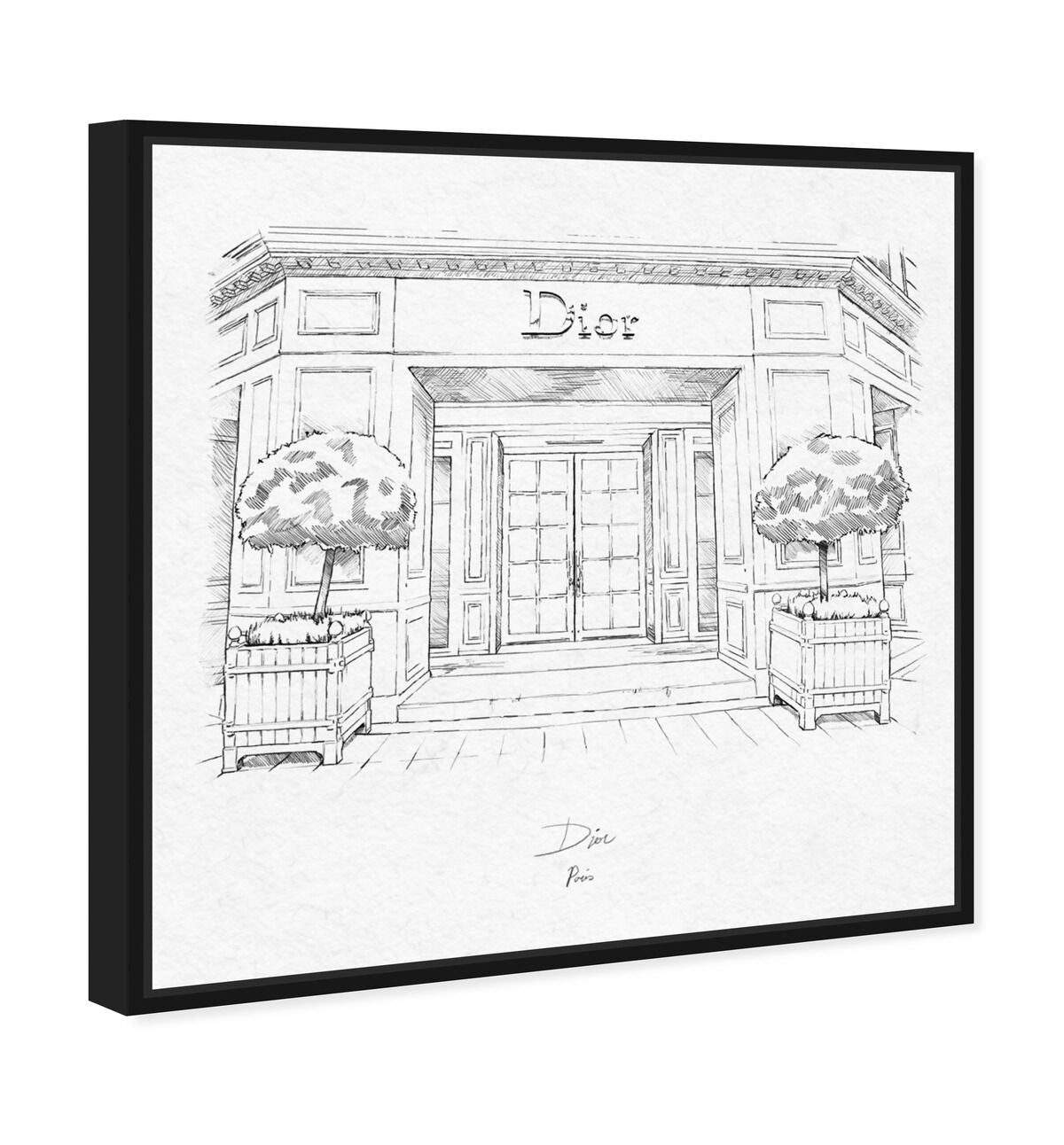 40x40/Framed Canvas/BFL