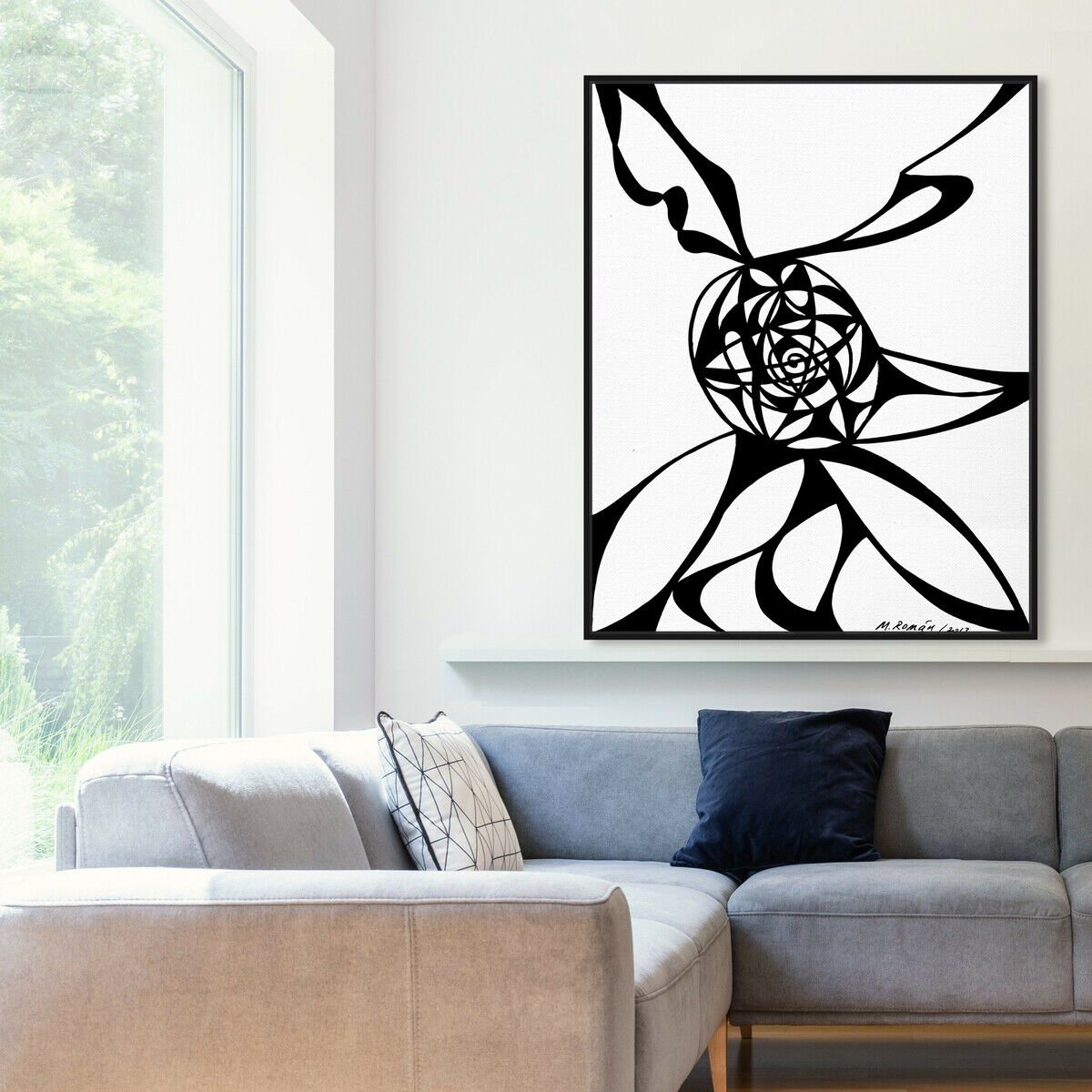 36x45/Framed Canvas/BFL