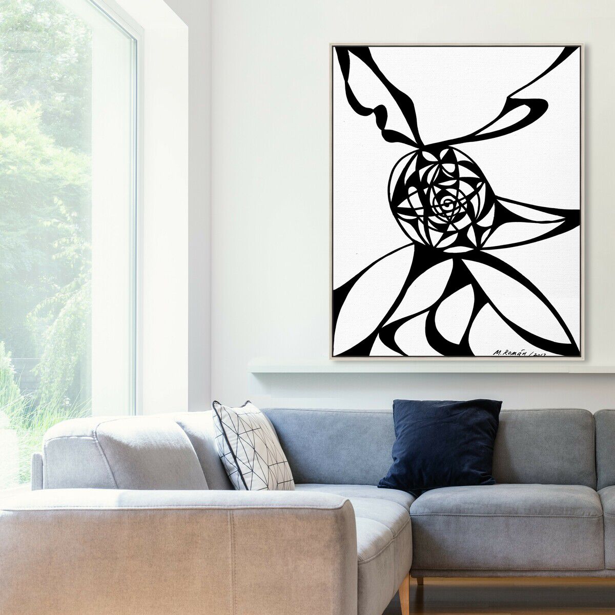 36x45/Framed Canvas/CFL