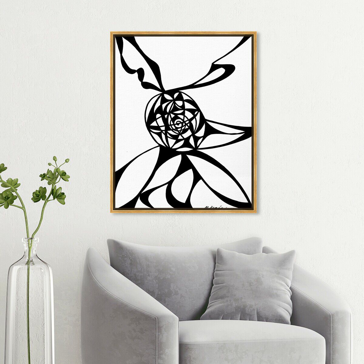 36x45/Framed Canvas/PSGLD