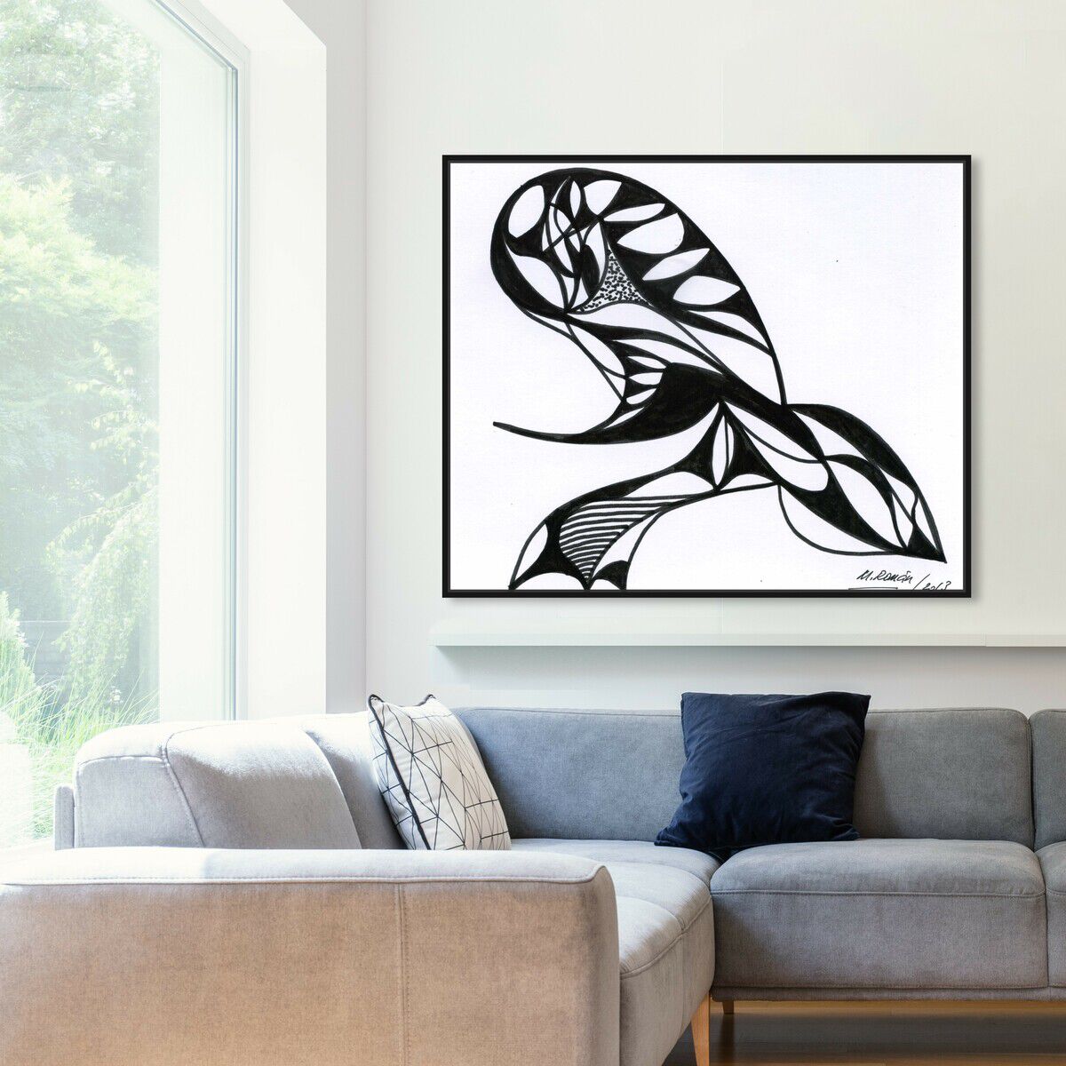 45x36/Framed Canvas/BFL