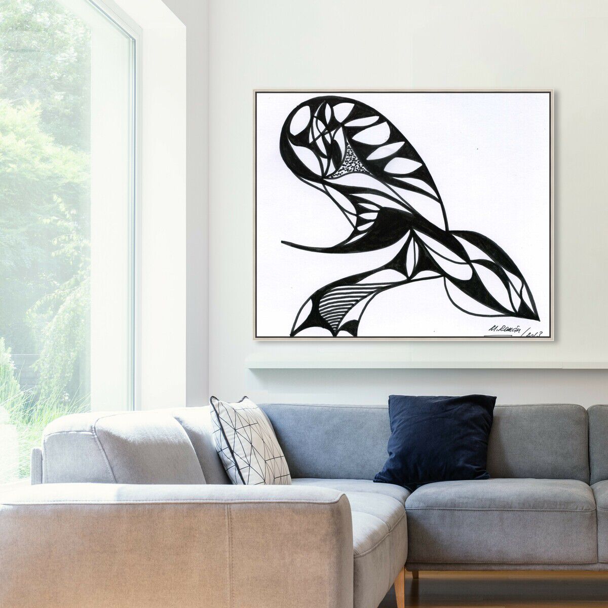 45x36/Framed Canvas/CFL