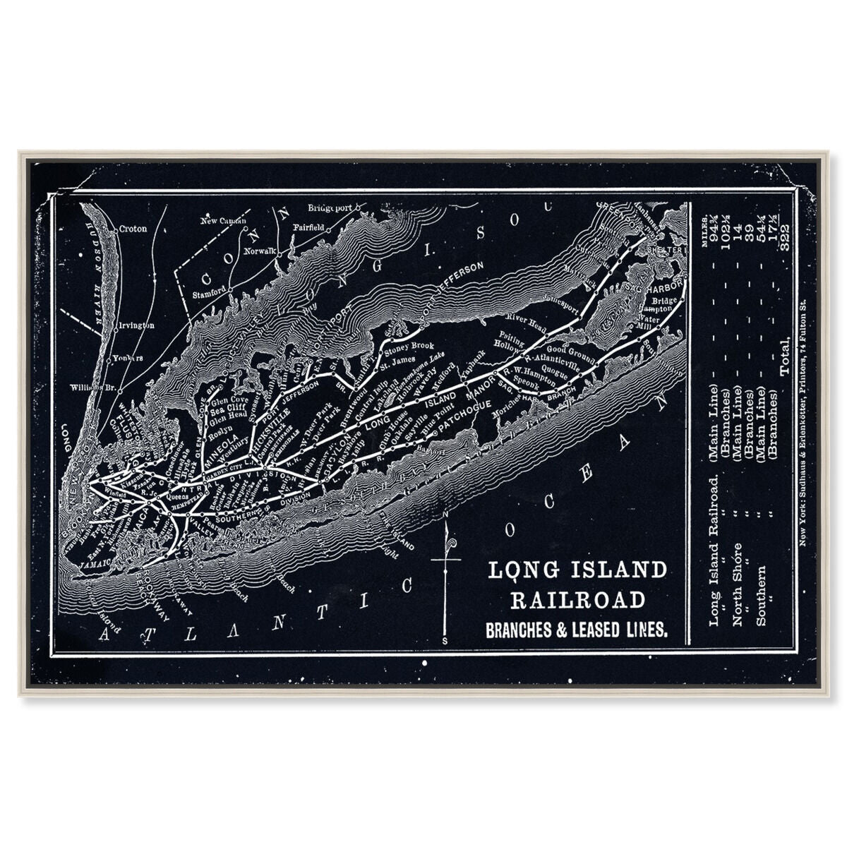 Long Island Rail Road Map