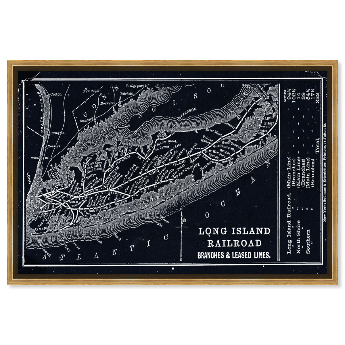 Long Island Rail Road Map
