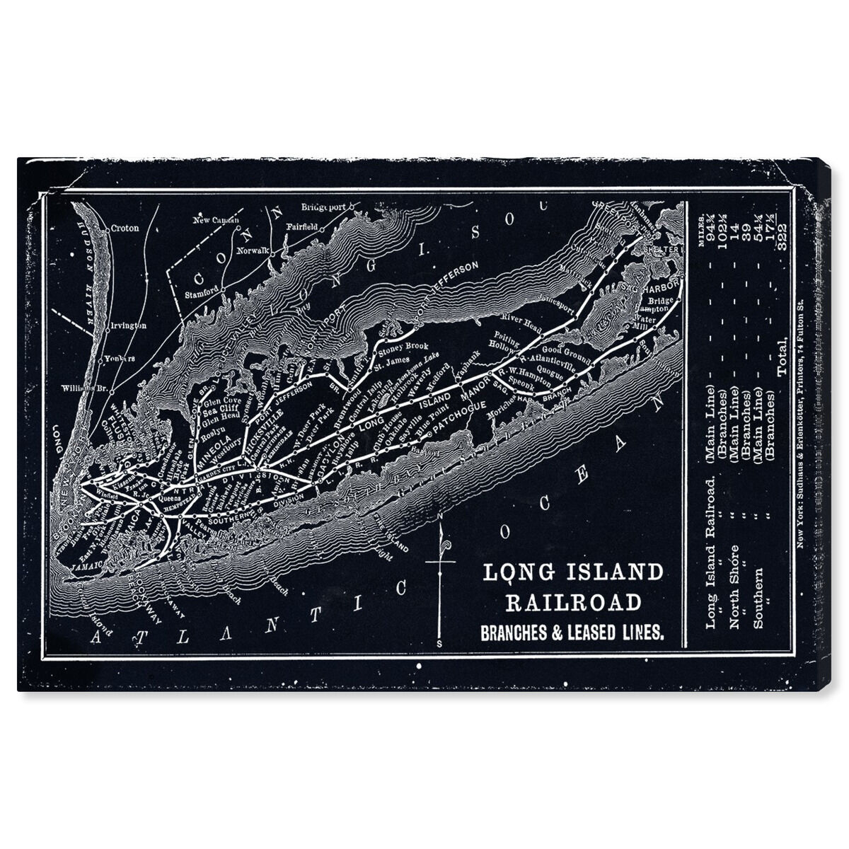 Long Island Rail Road Map