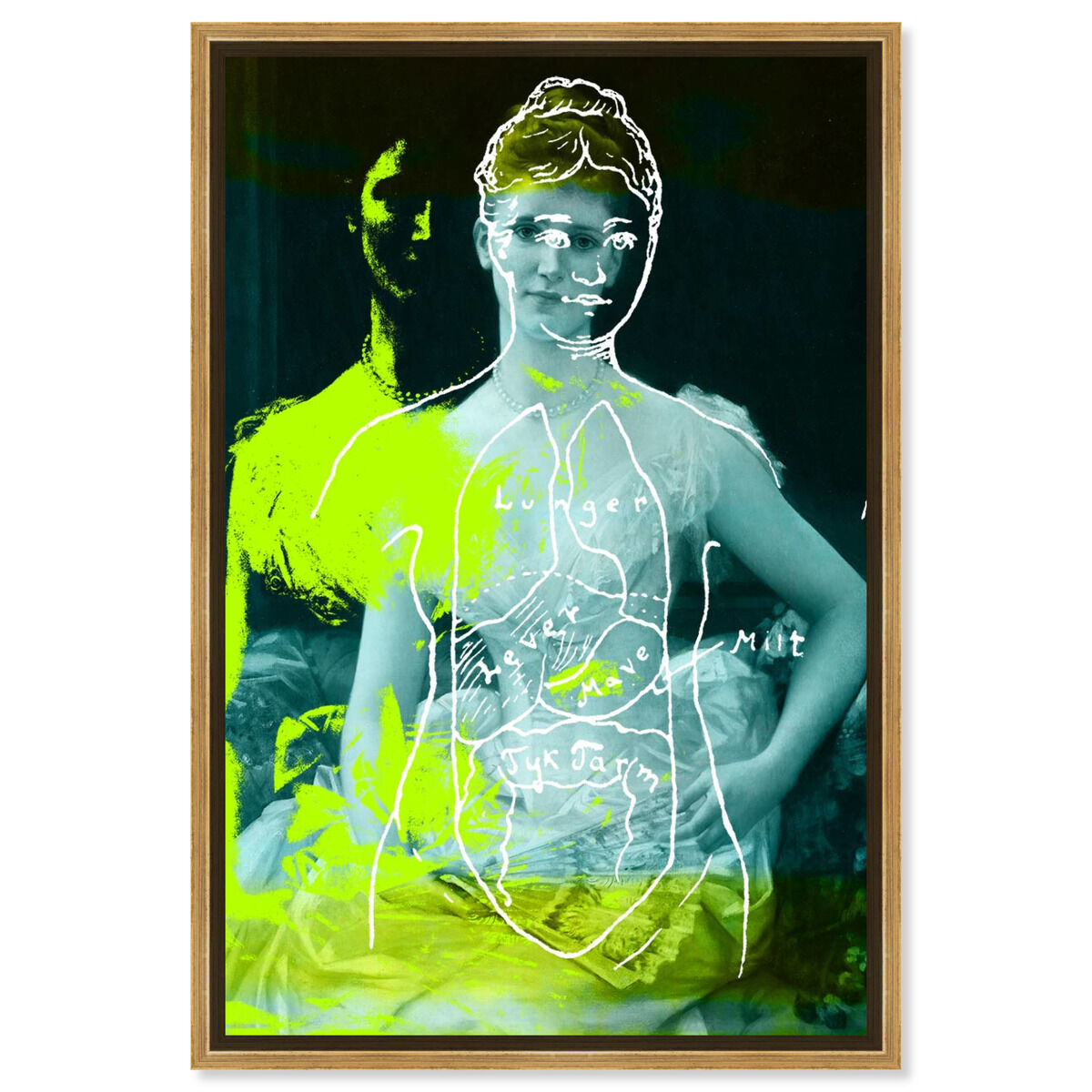 36x54/Framed Canvas/PSGLD