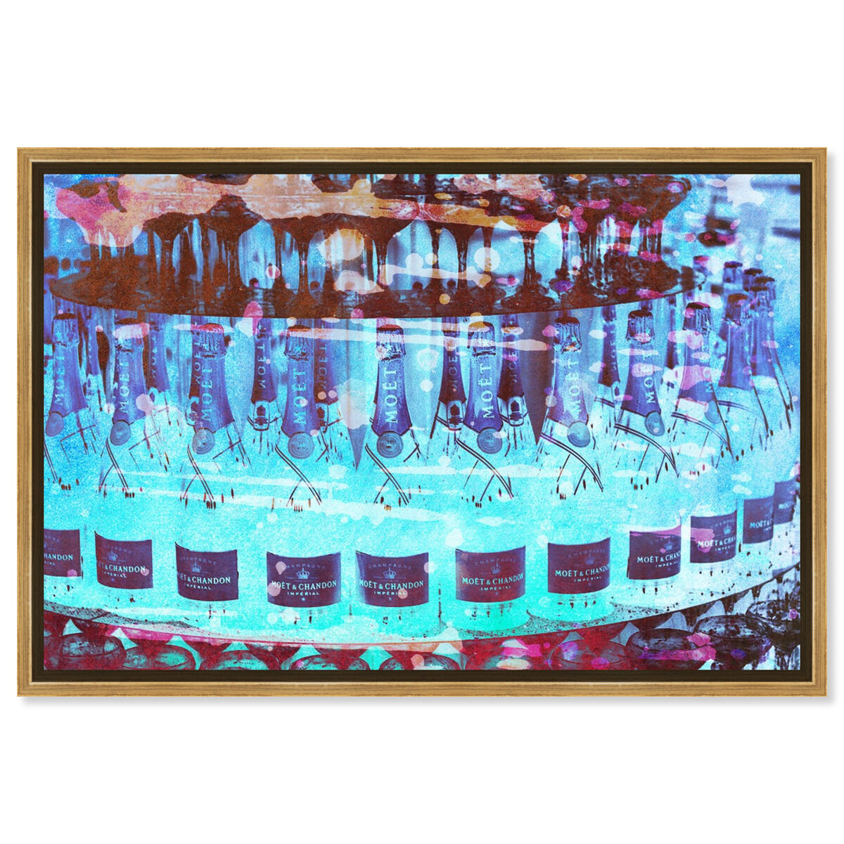 54x36/Framed Canvas/PSGLD