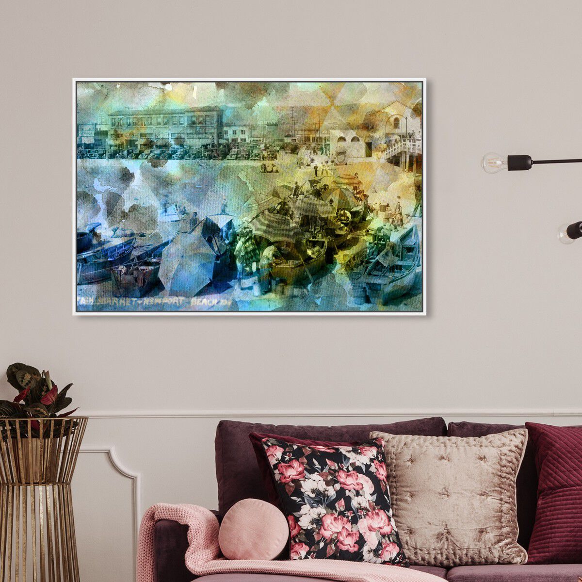 54x36/Framed Canvas/WFL