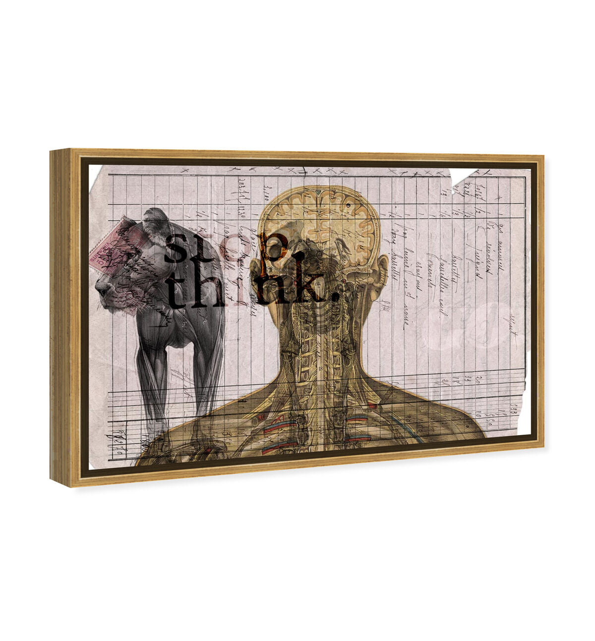 54x36/Framed Canvas/PSGLD