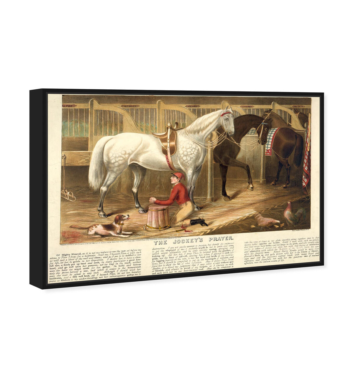 54x36/Framed Canvas/BFL