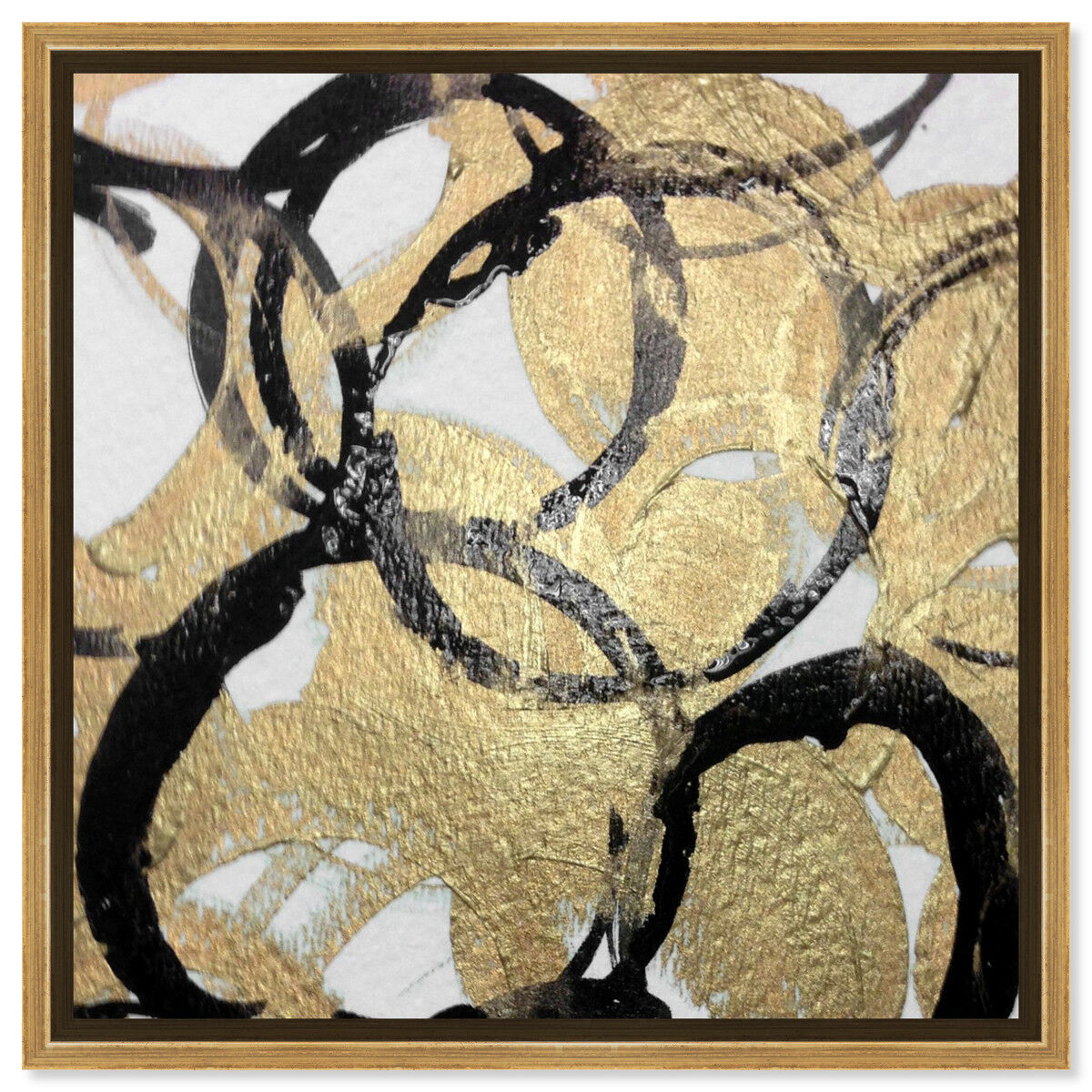 40x40/Framed Canvas/PSGLD