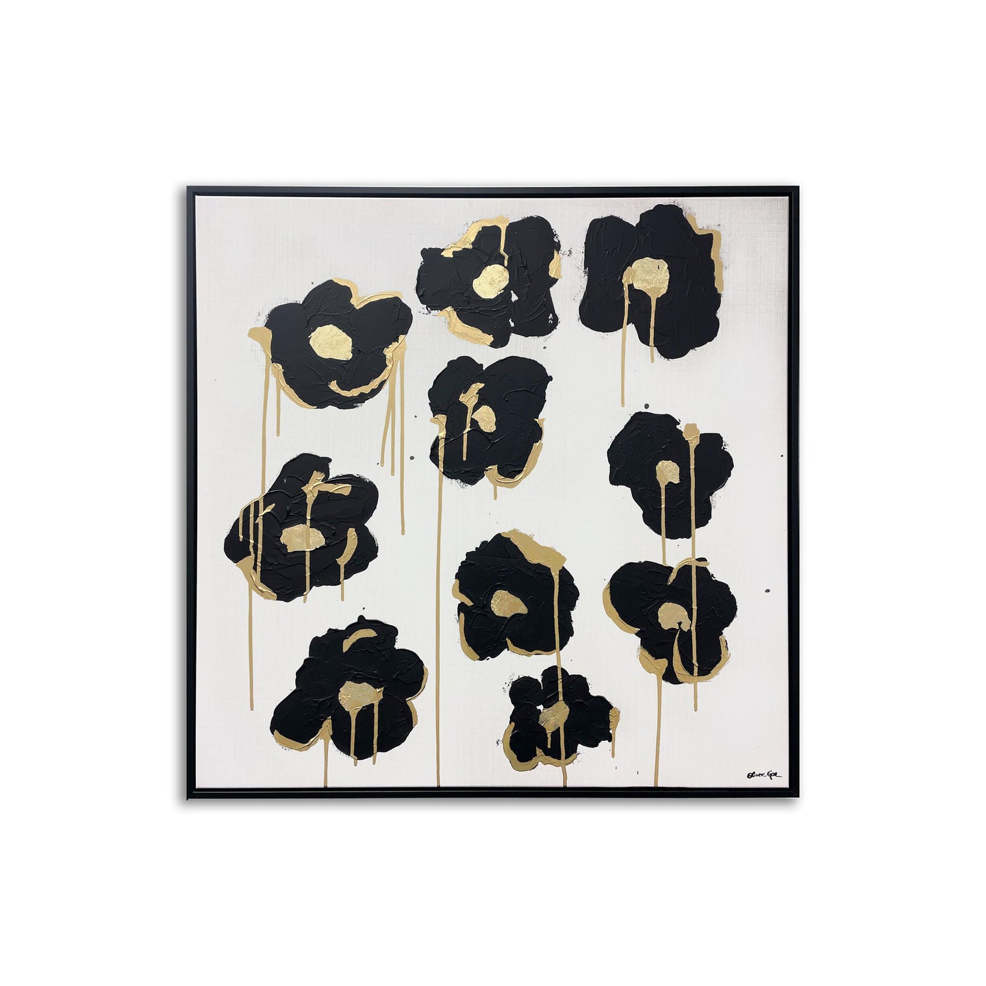 Giled Camellias | Floral and Botanical Wall Art by The Oliver Gal