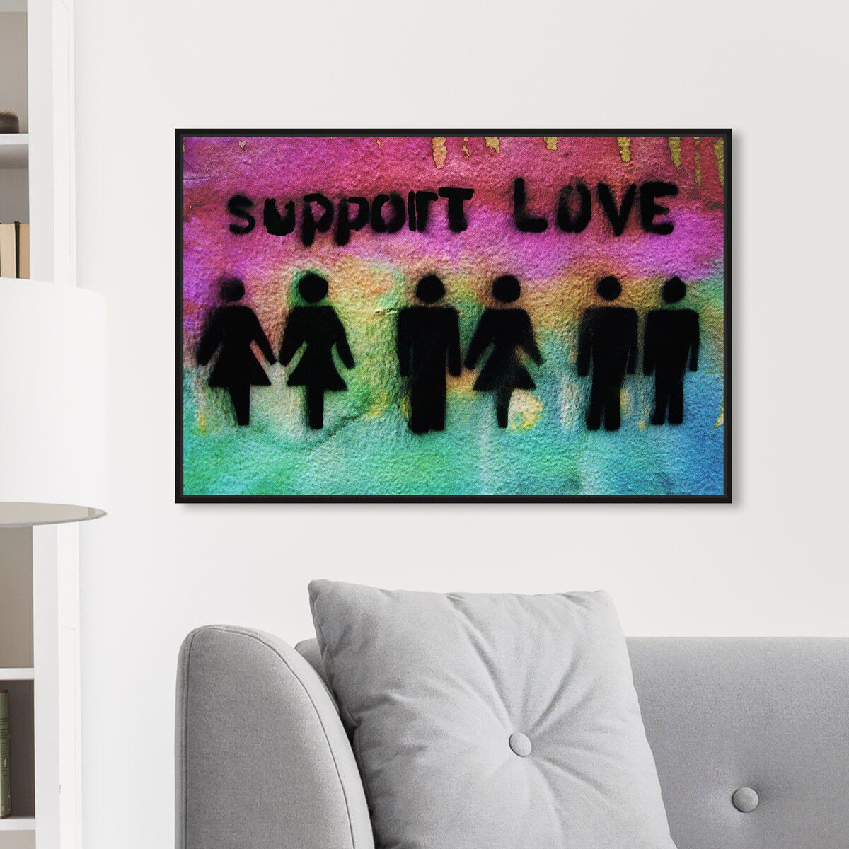 54x36/Framed Canvas/BFL