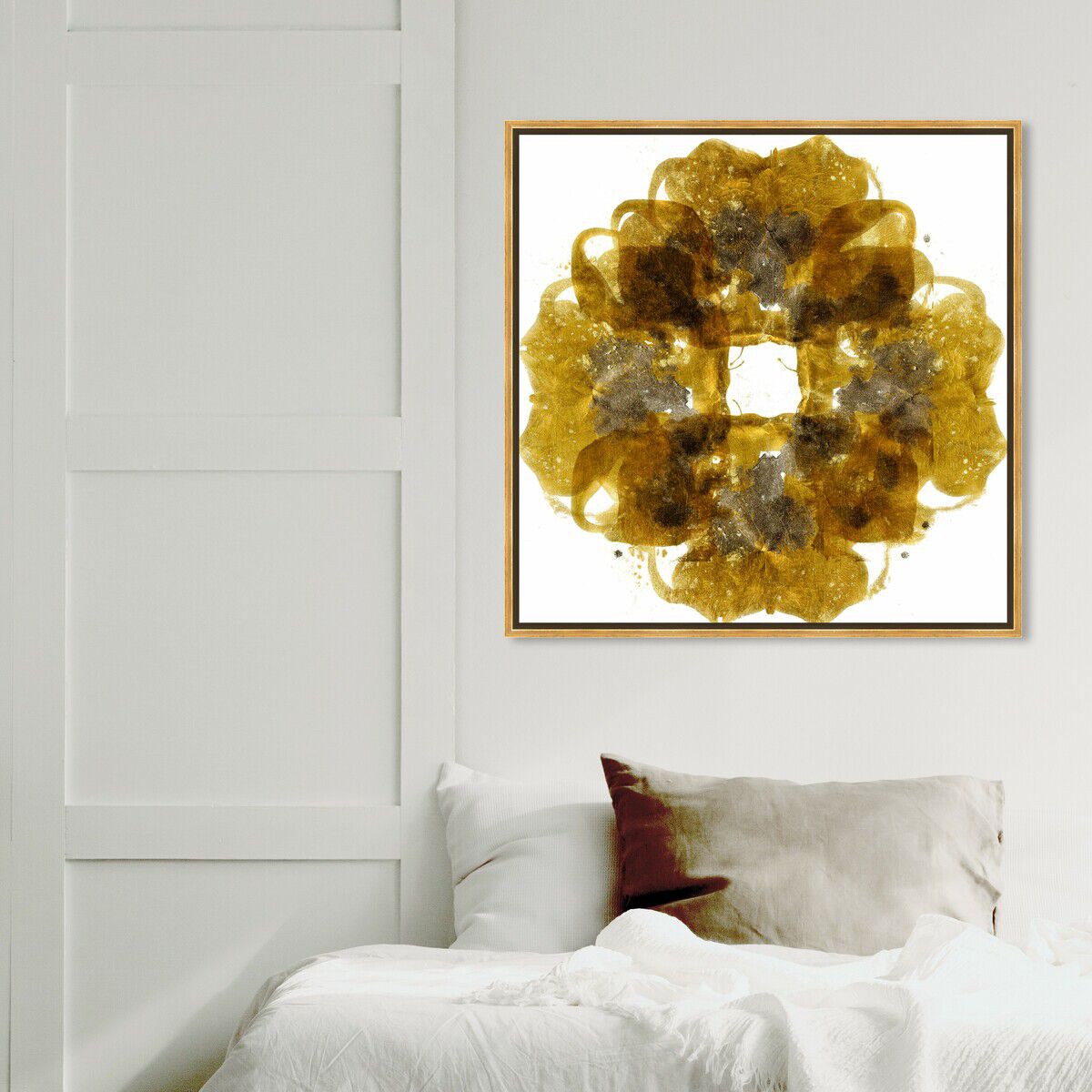 40x40/Framed Canvas/PSGLD