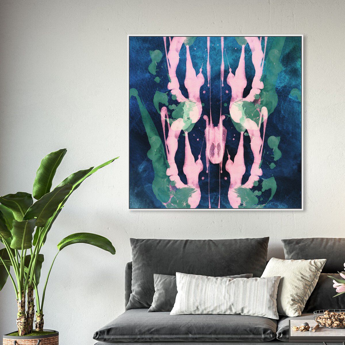 40x40/Framed Canvas/WFL