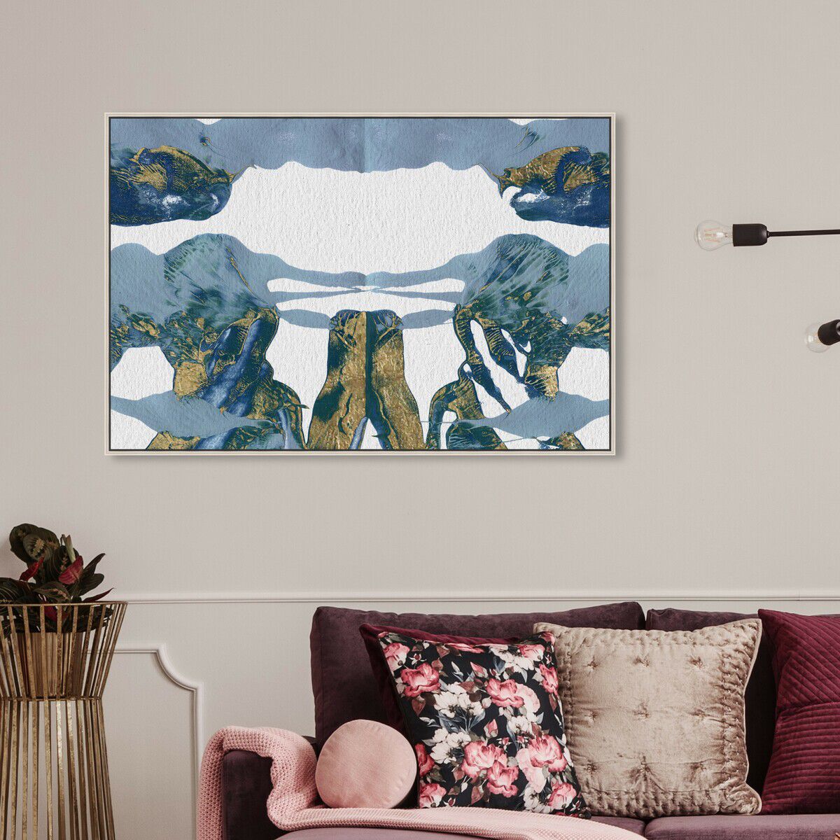 54x36/Framed Canvas/CFL