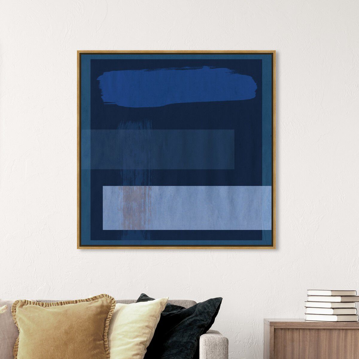 40x40/Framed Canvas/PSGLD