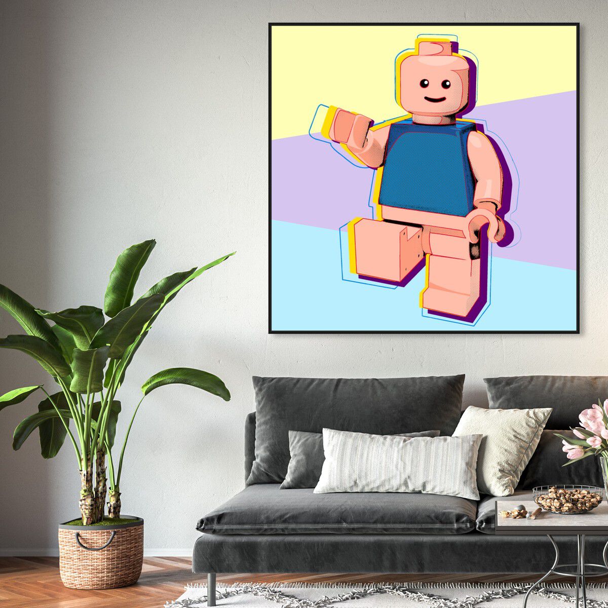40x40/Framed Canvas/BFL