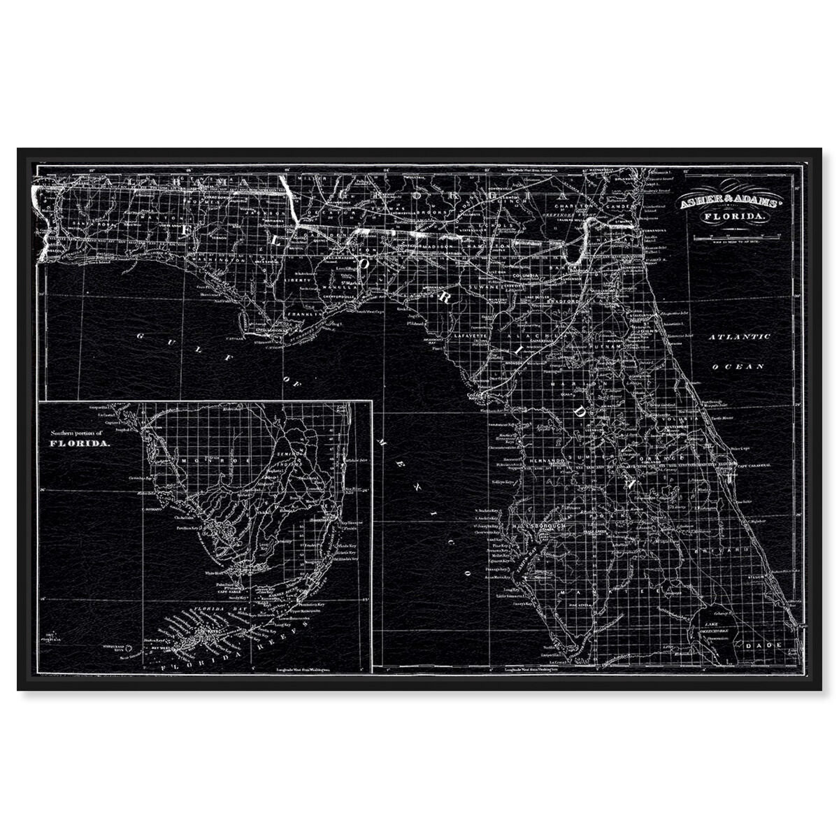 Florida Map 1874