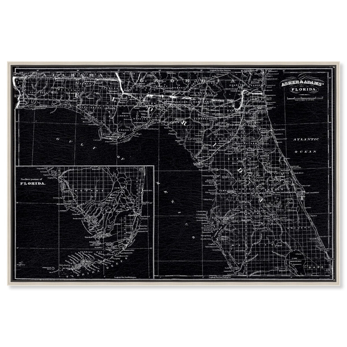 Florida Map 1874