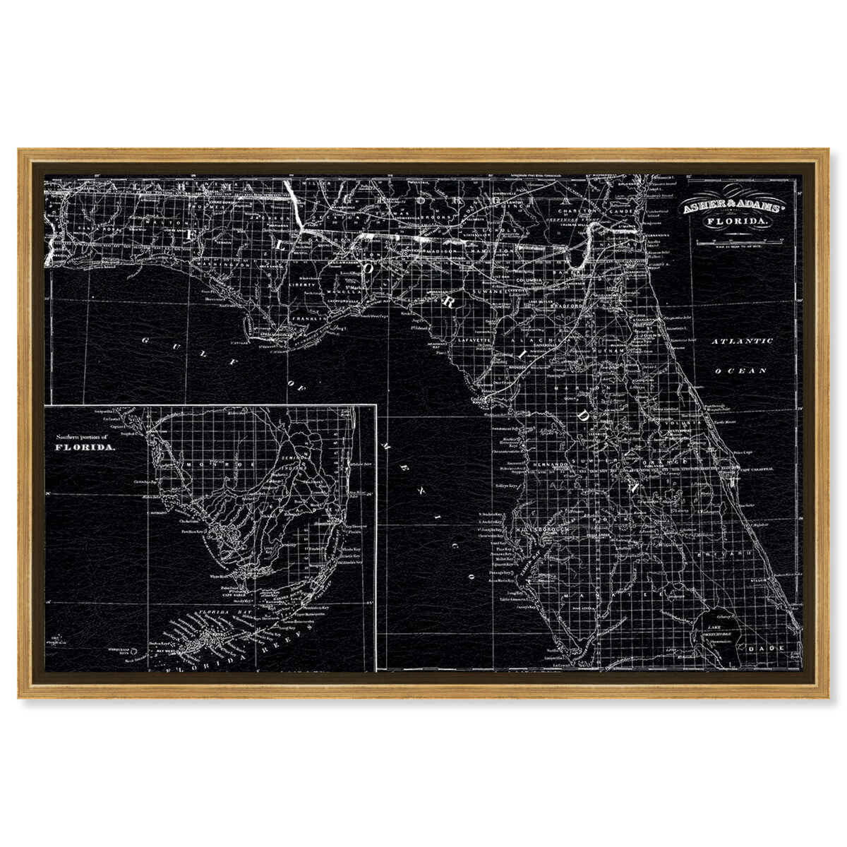 Florida Map 1874
