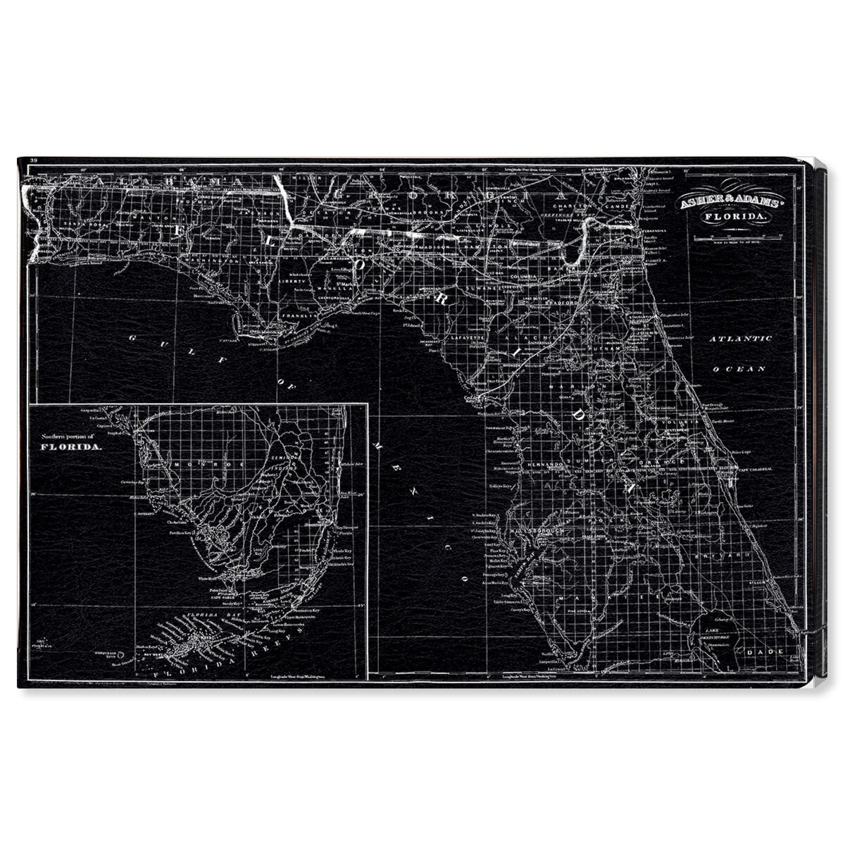 Florida Map 1874