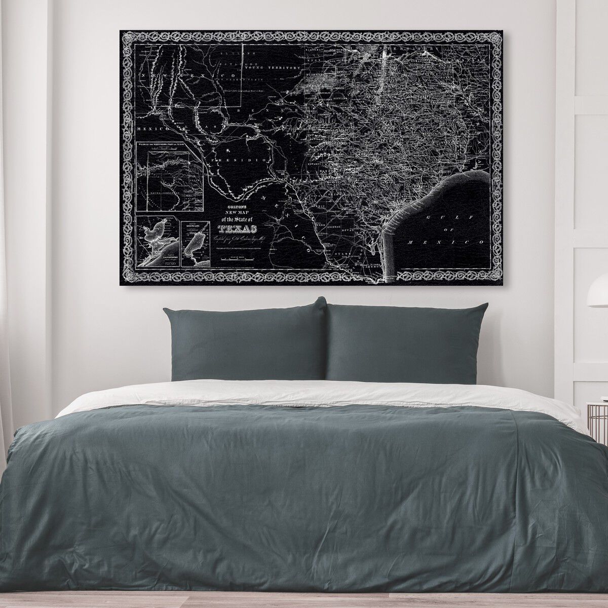 Texas Map 1869