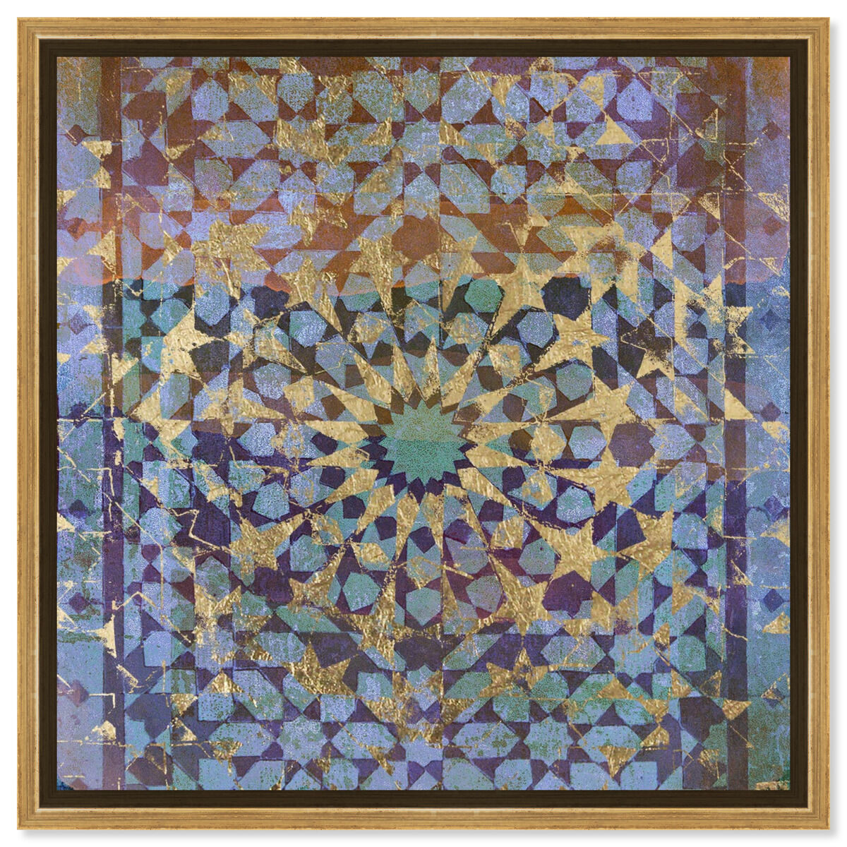 40x40/Framed Canvas/PSGLD