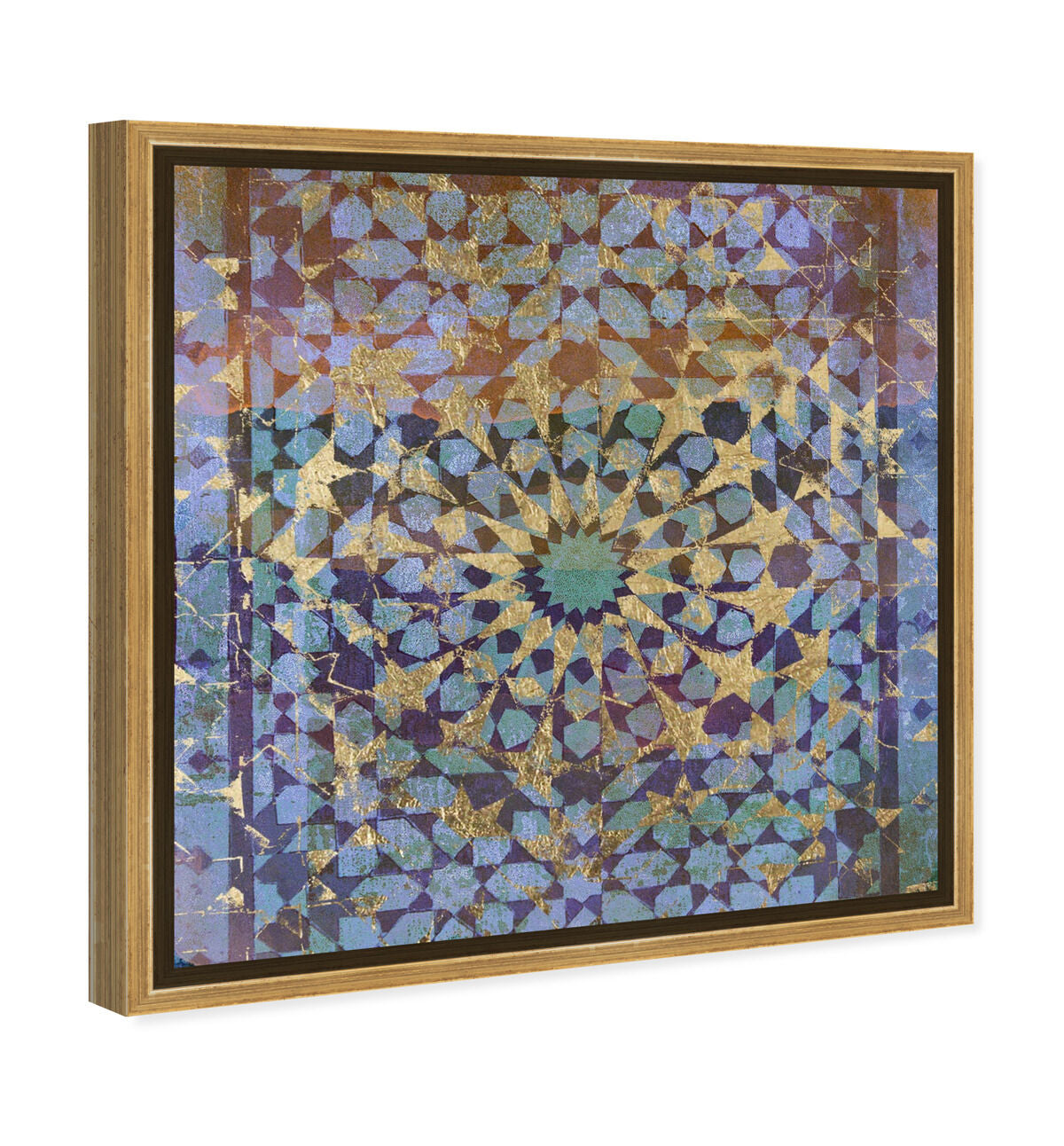 40x40/Framed Canvas/PSGLD