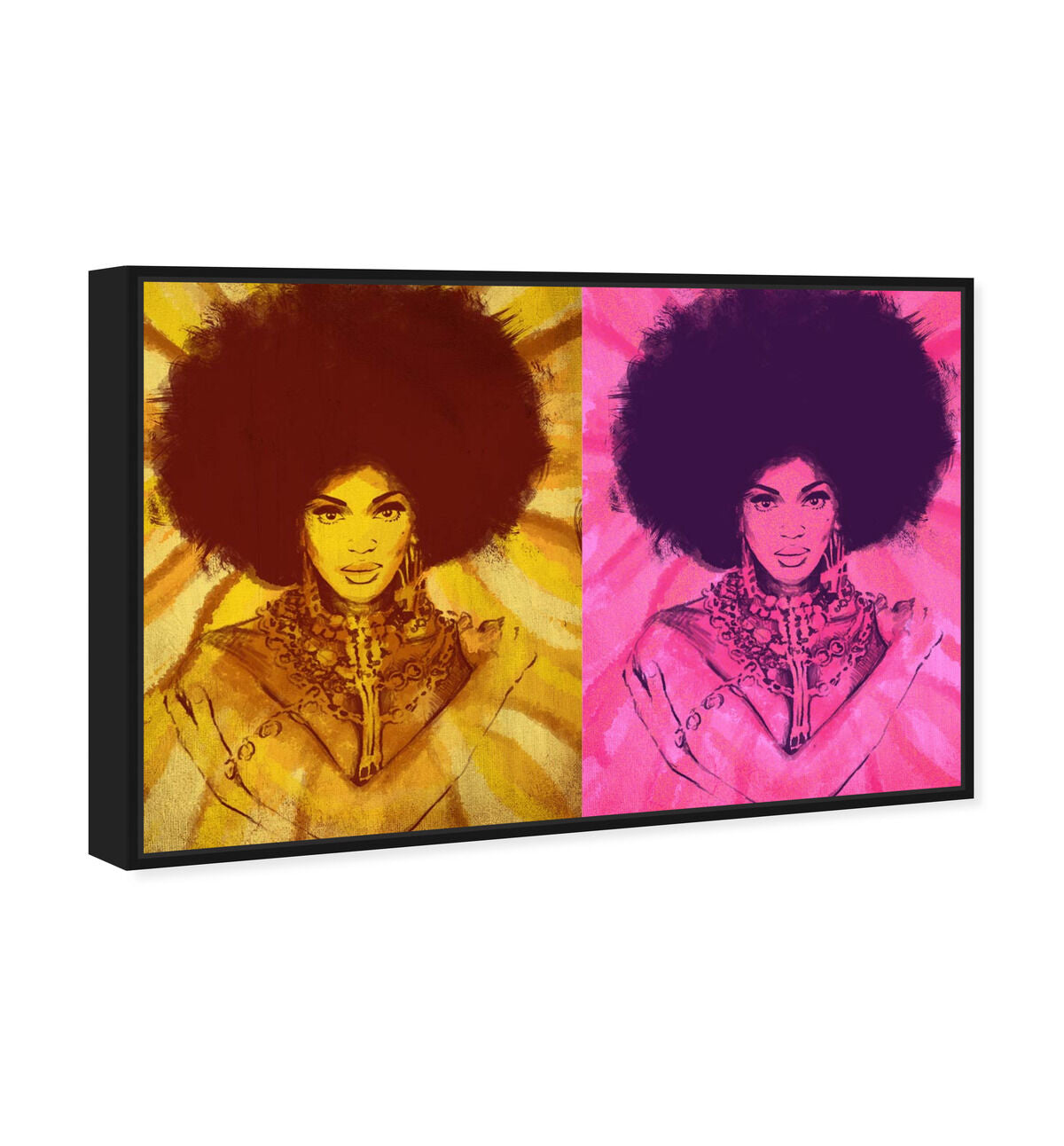 54x36/Framed Canvas/BFL