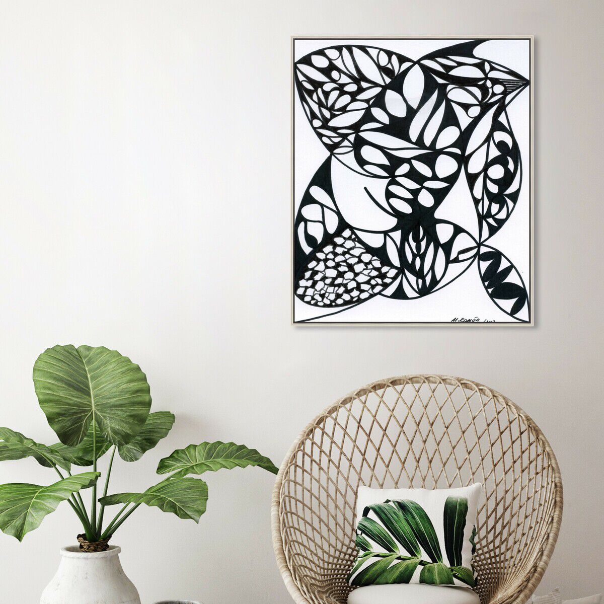 36x45/Framed Canvas/CFL