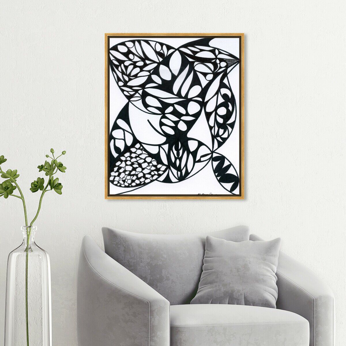 36x45/Framed Canvas/PSGLD