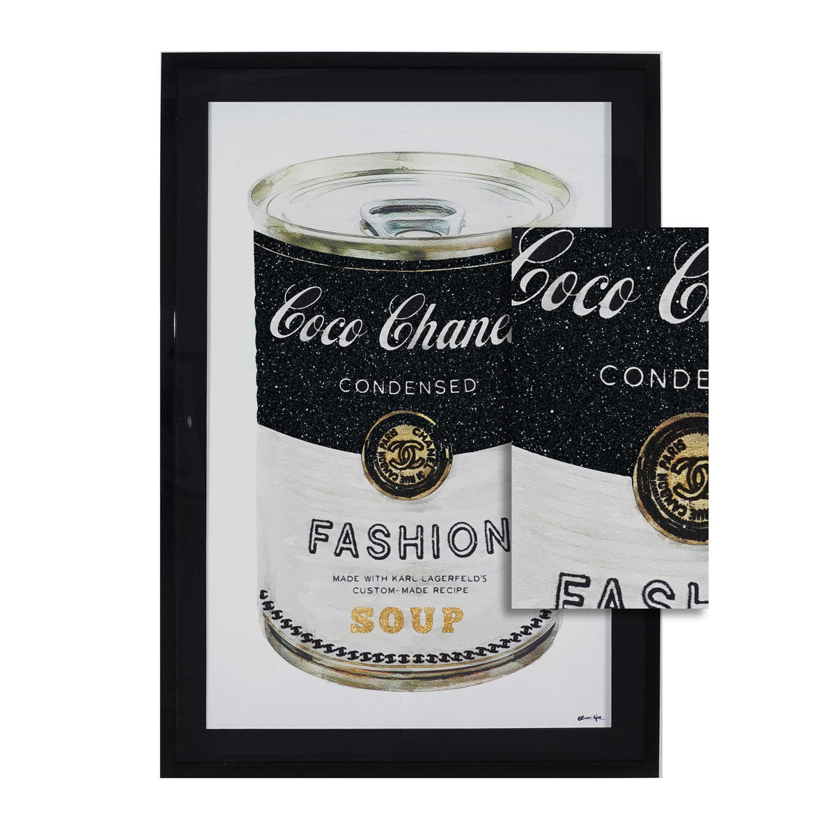 Fashion Soup - Glitter Embellishment - Large | By Oliver Gal