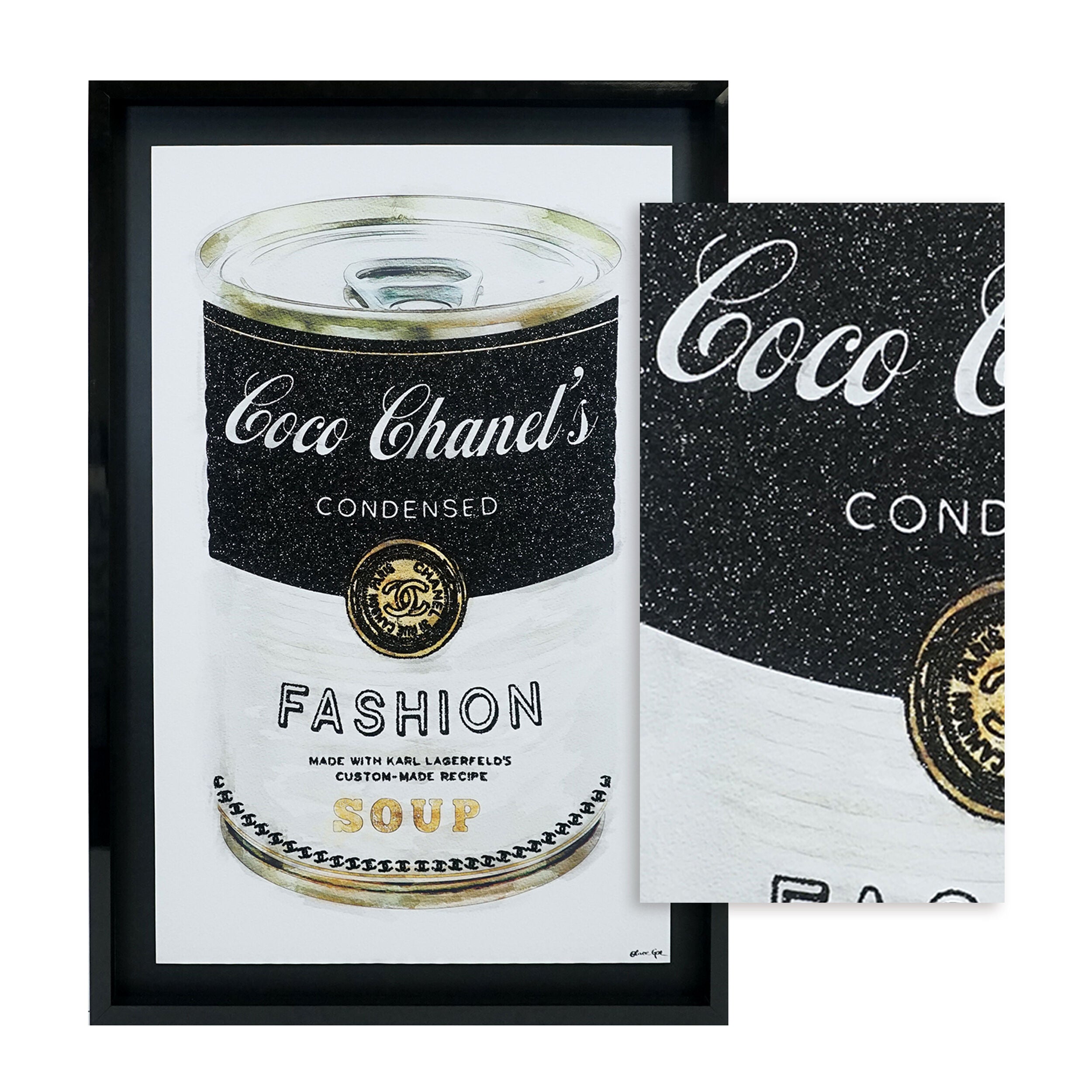 Fashion Soup - Glitter Embellishment - Large | By Oliver Gal