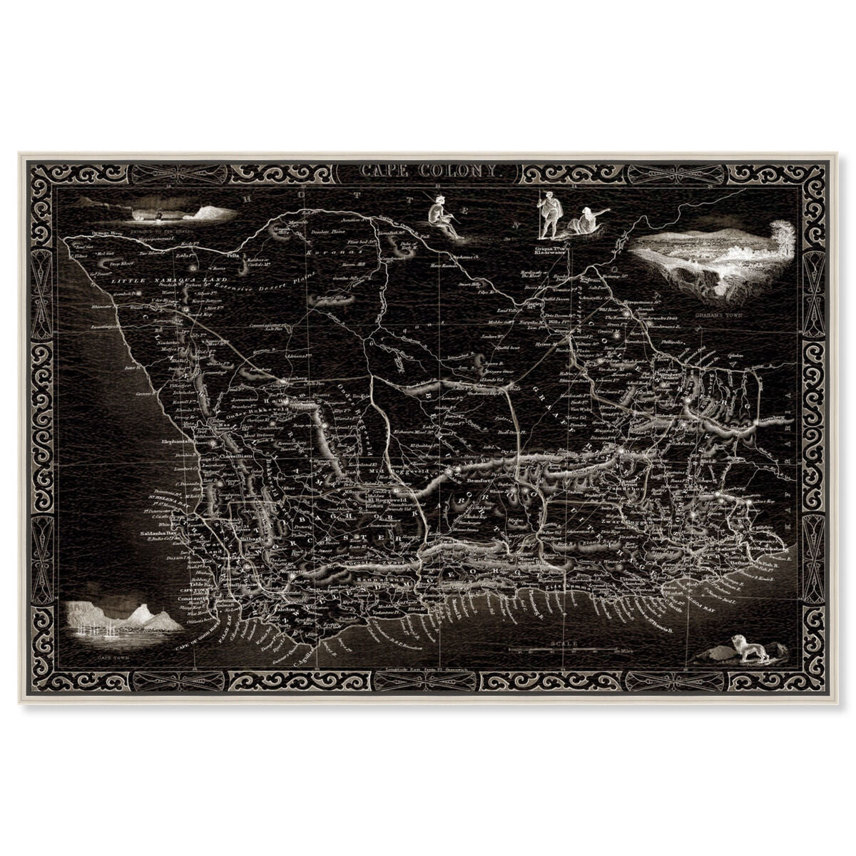 Cape Colony 1851 Map
