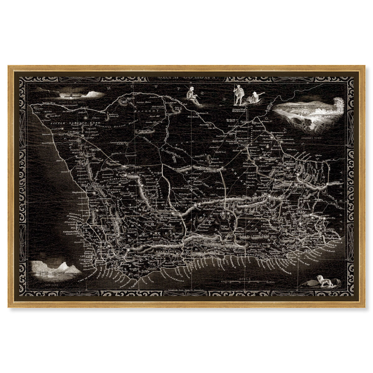 Cape Colony 1851 Map