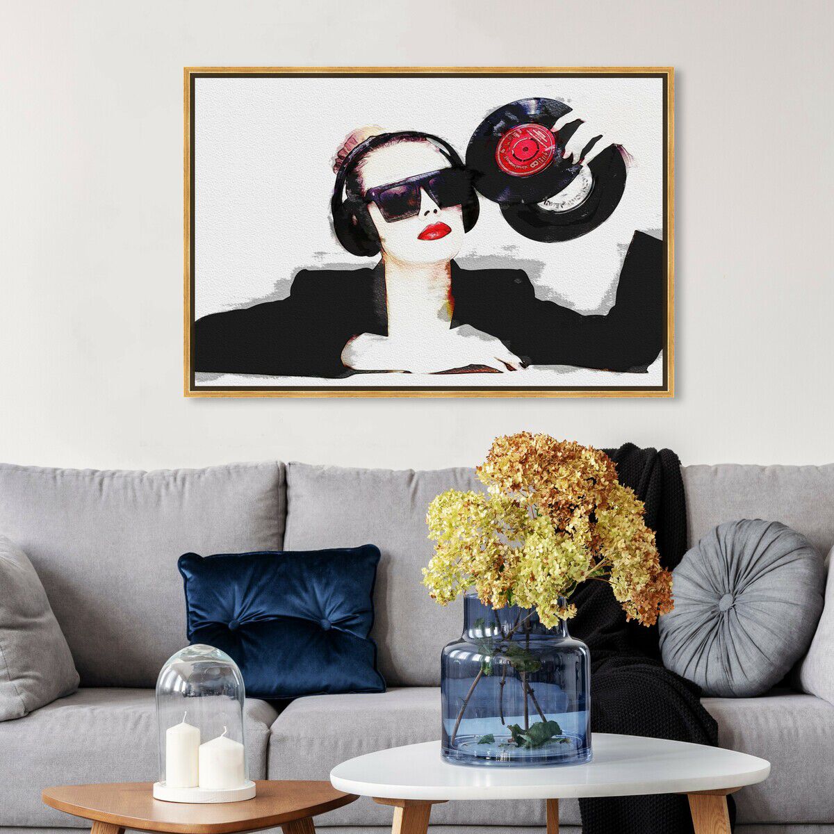 54x36/Framed Canvas/PSGLD
