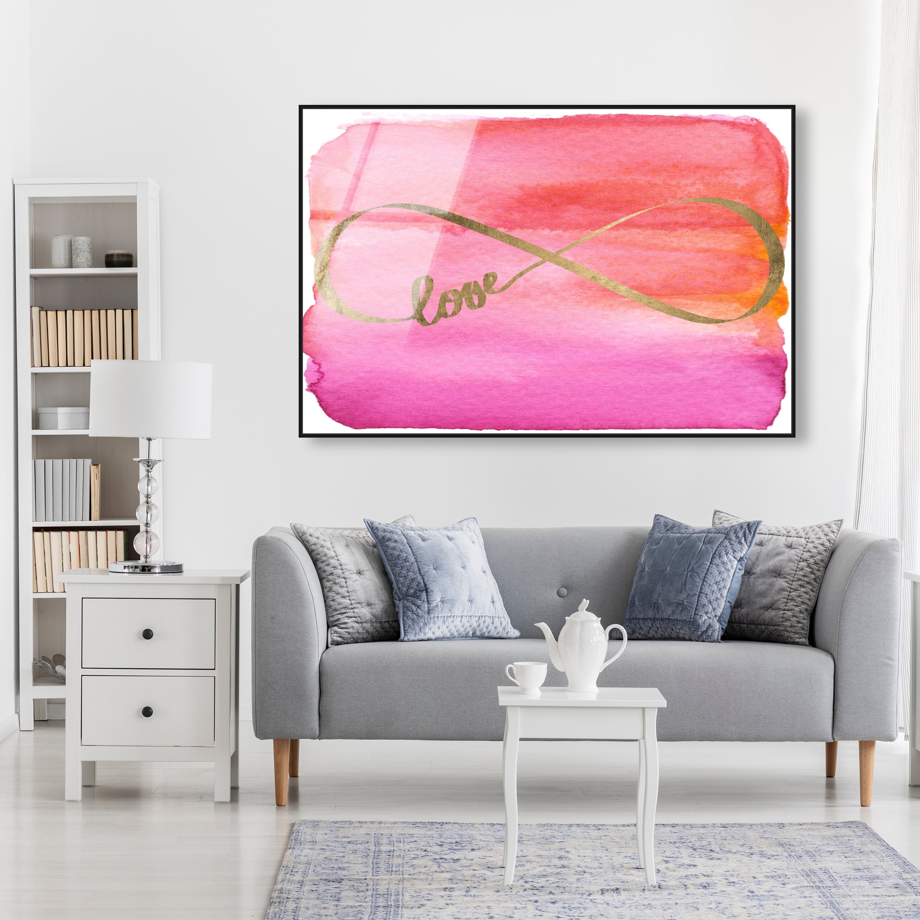 Love Infinity Gold | By Oliver Gal