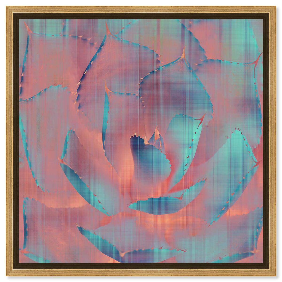 40x40/Framed Canvas/PSGLD