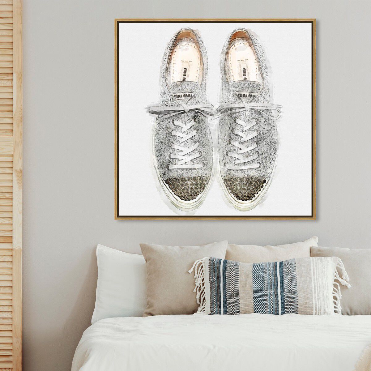 40x40/Framed Canvas/PSGLD