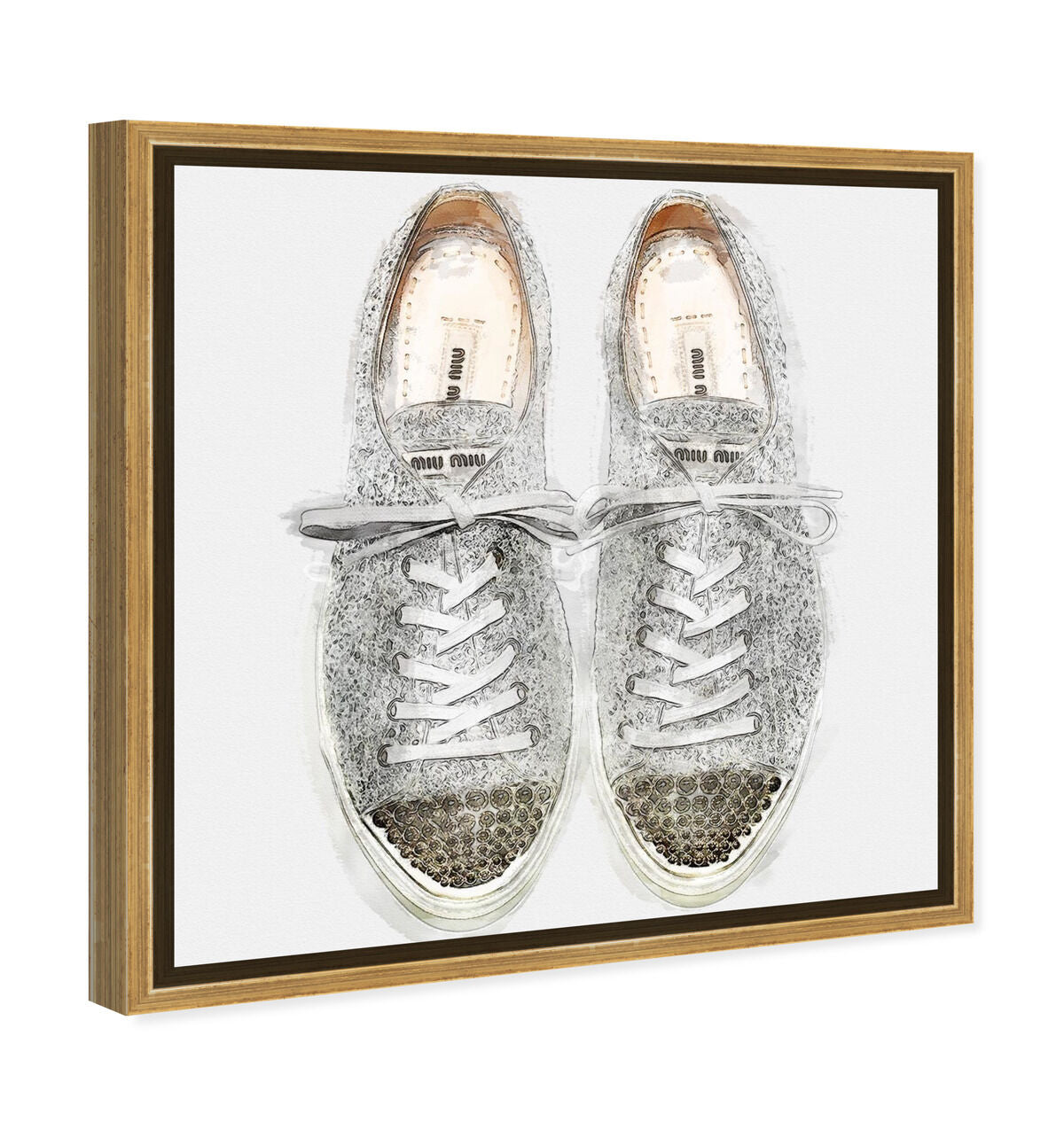 40x40/Framed Canvas/PSGLD