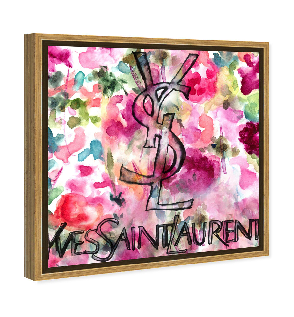 40x40/Framed Canvas/PSGLD
