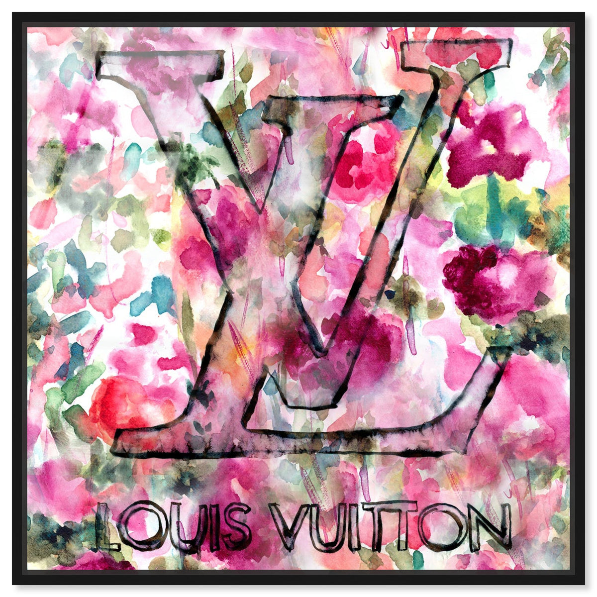 LV Garden: Fashion Inspired Floral Wall Art | Oliver Gal