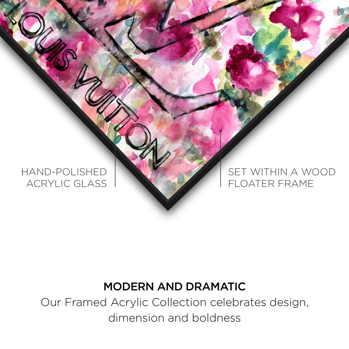 LV Garden: Fashion Inspired Floral Wall Art | Oliver Gal