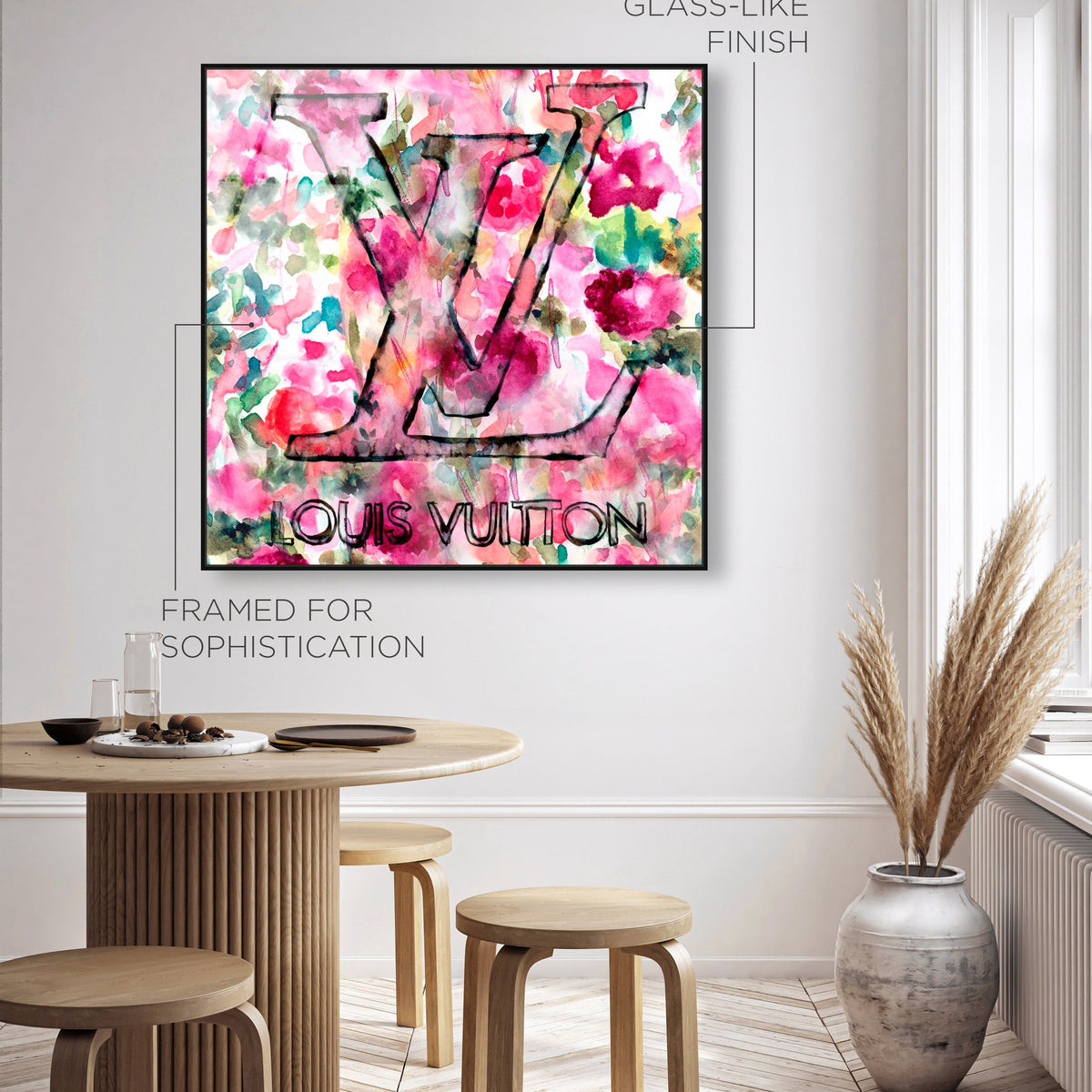 LV Garden: Fashion Inspired Floral Wall Art | Oliver Gal