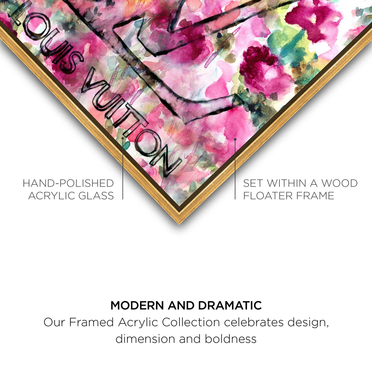LV Garden: Fashion Inspired Floral Wall Art | Oliver Gal