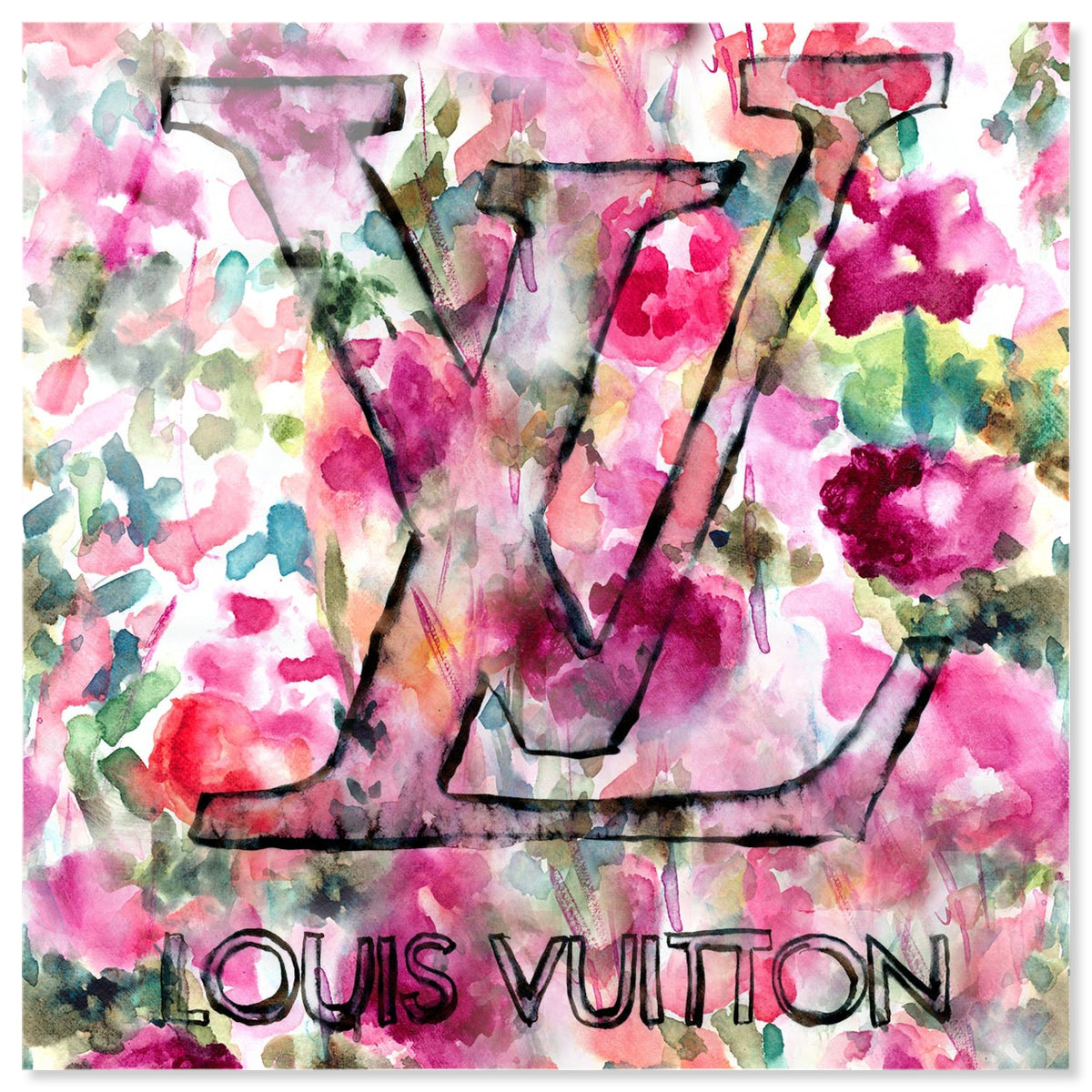 LV Garden: Fashion Inspired Floral Wall Art | Oliver Gal