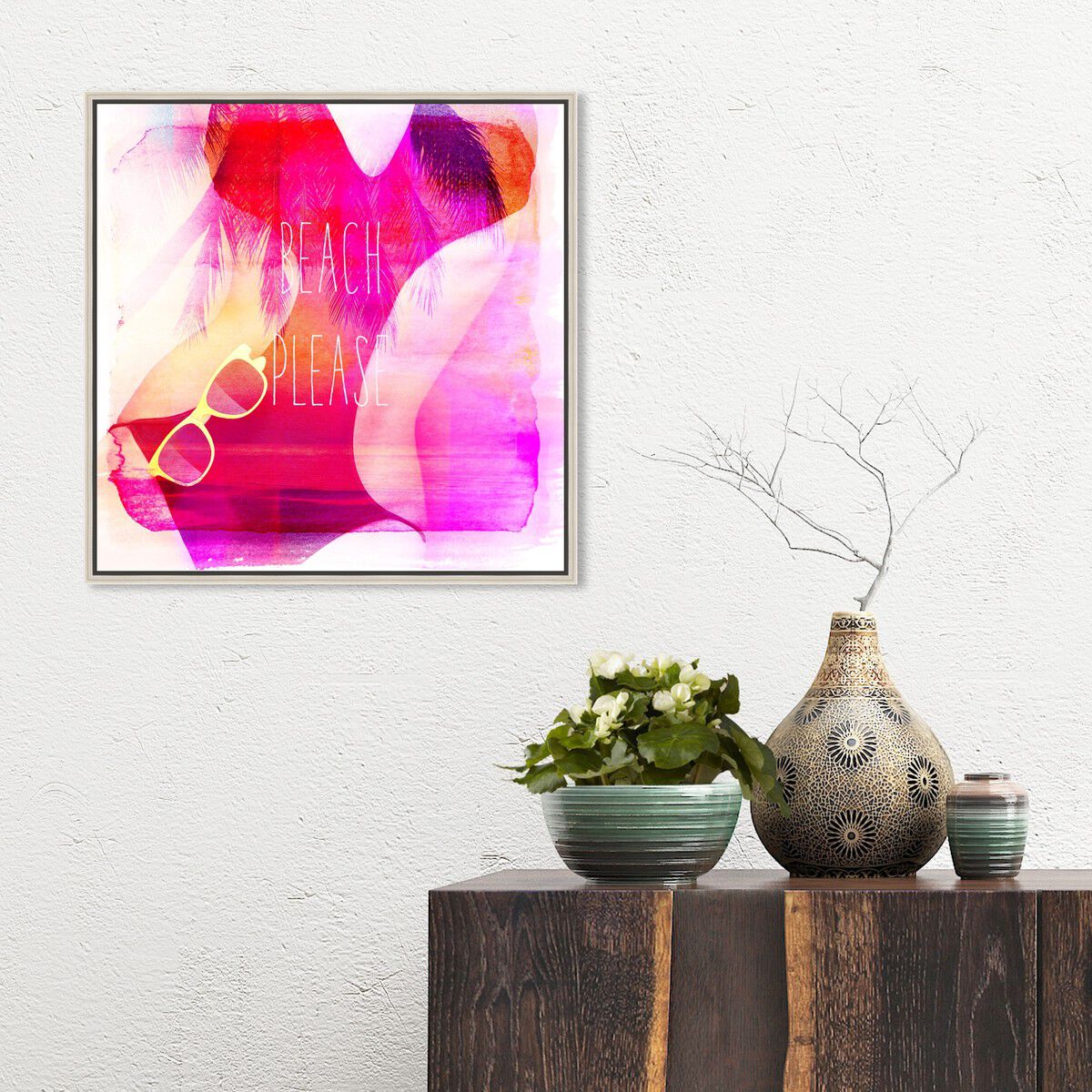 40x40/Framed Canvas/CFL