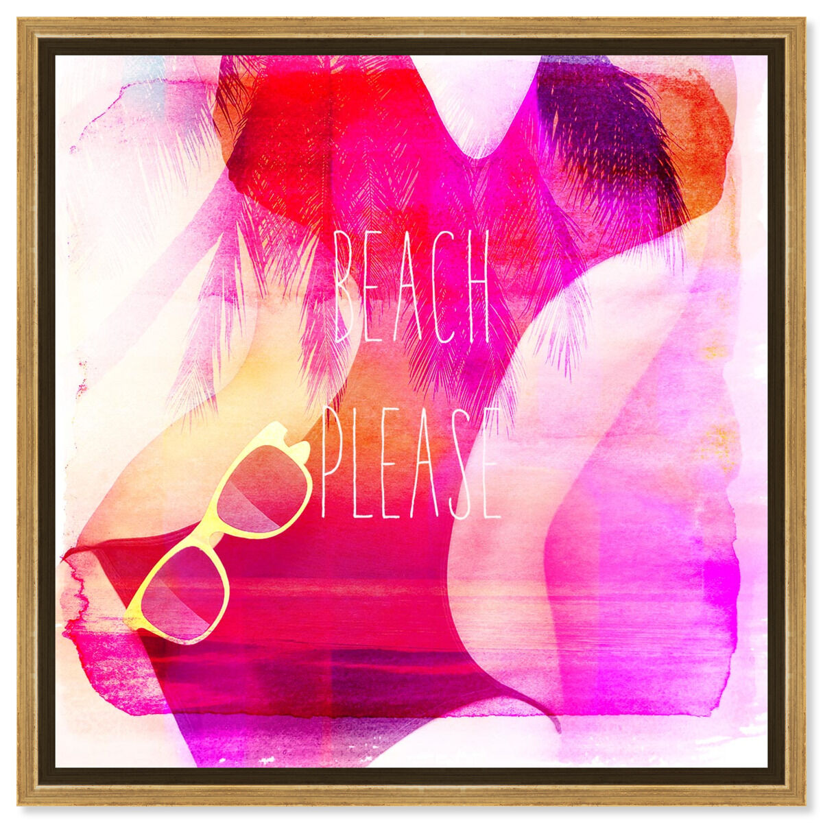 40x40/Framed Canvas/PSGLD